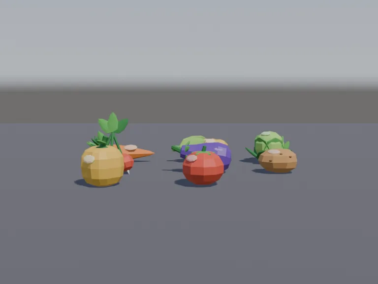 Low-Poly Vegetable Pickups, view 4