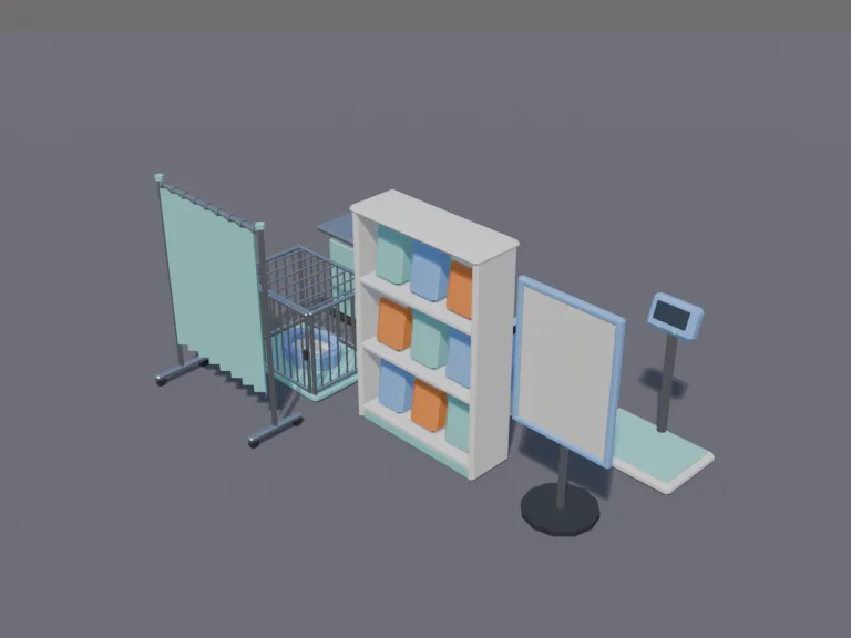 Low-Poly Vet Clinic, view 3