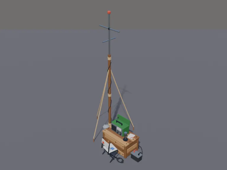 Makeshift Radio Station, view 2