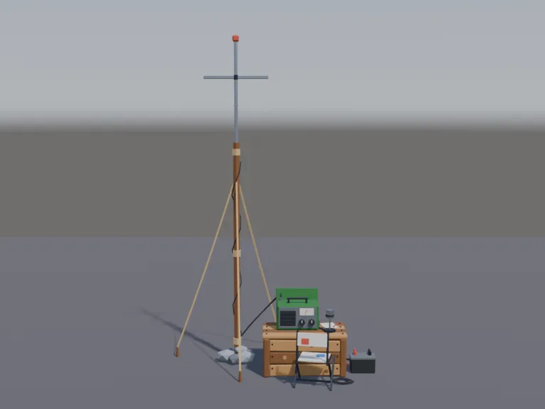 Makeshift Radio Station, view 3
