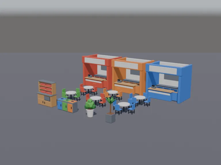 Mall Food Court Set, view 2