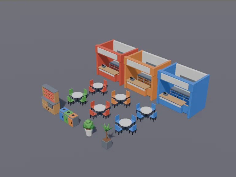 Mall Food Court Set, view 3