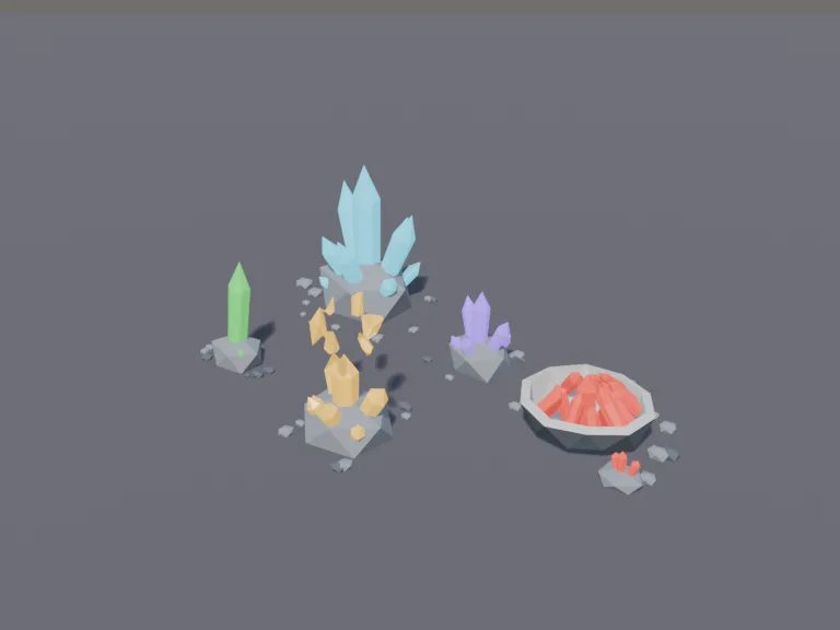 Mana Crystal Nodes, view 3