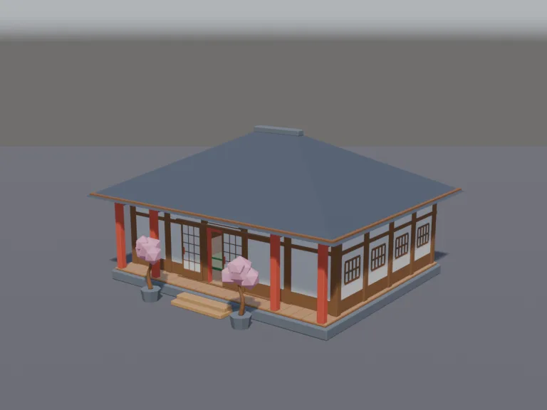 Martial Arts Dojo, view 2