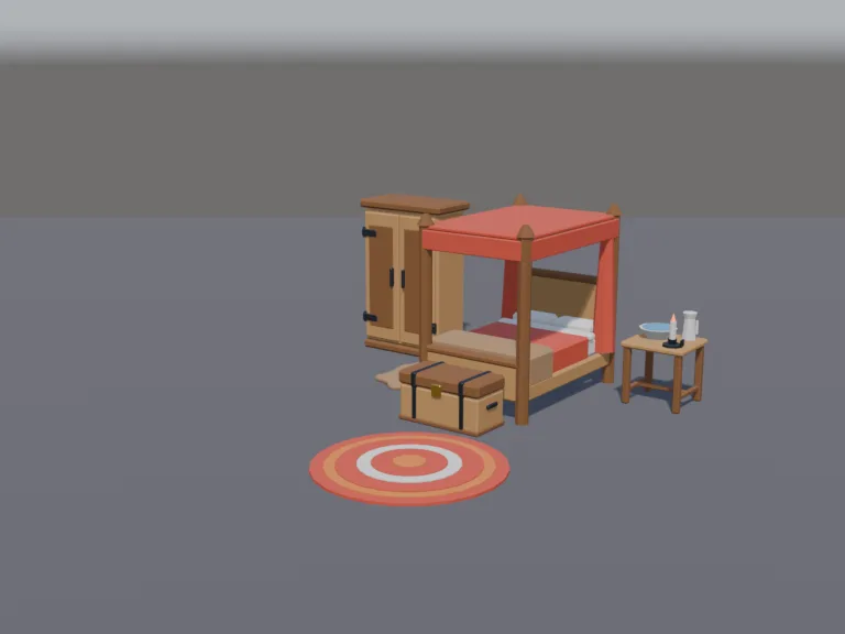 Medieval Bedroom Set, view 2