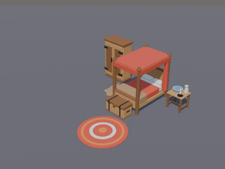 Medieval Bedroom Set, view 3