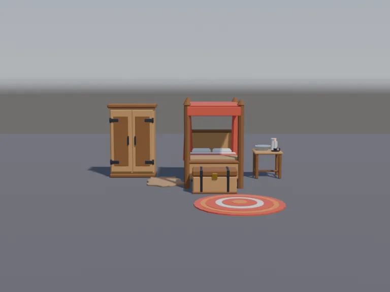 Medieval Bedroom Set, view 4
