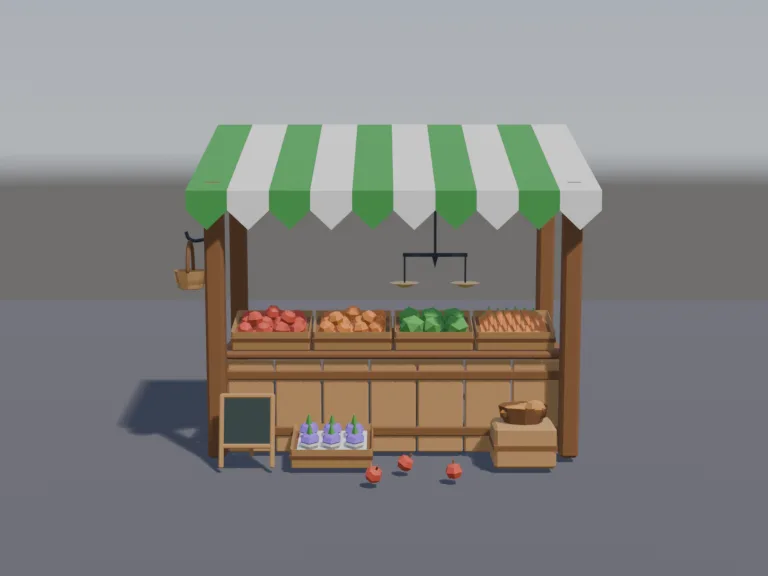 Medieval Produce Stall, view 4