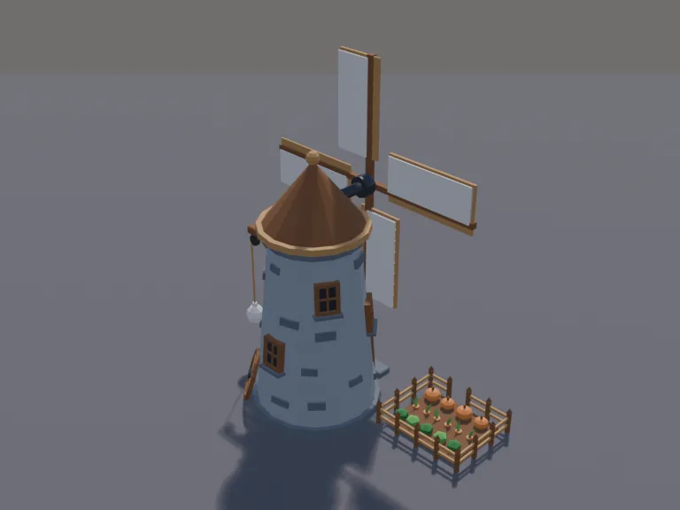 Medieval Stone Windmill, view 4