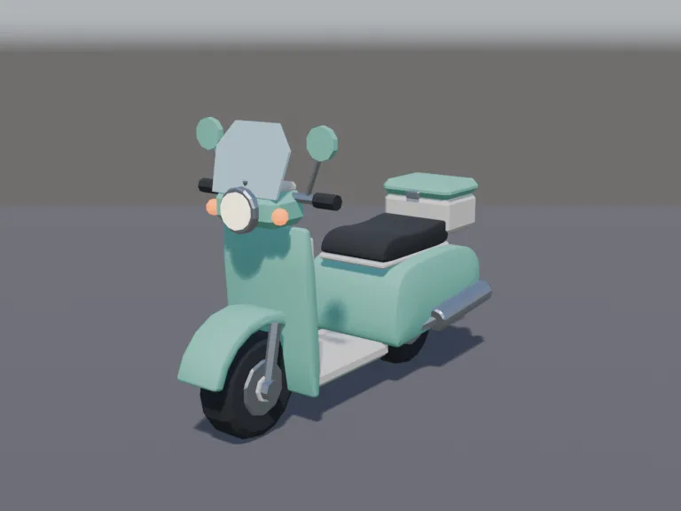Mint Motor Scooter, view 2