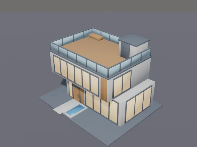 Modern Flat-Roof Villa, view 3