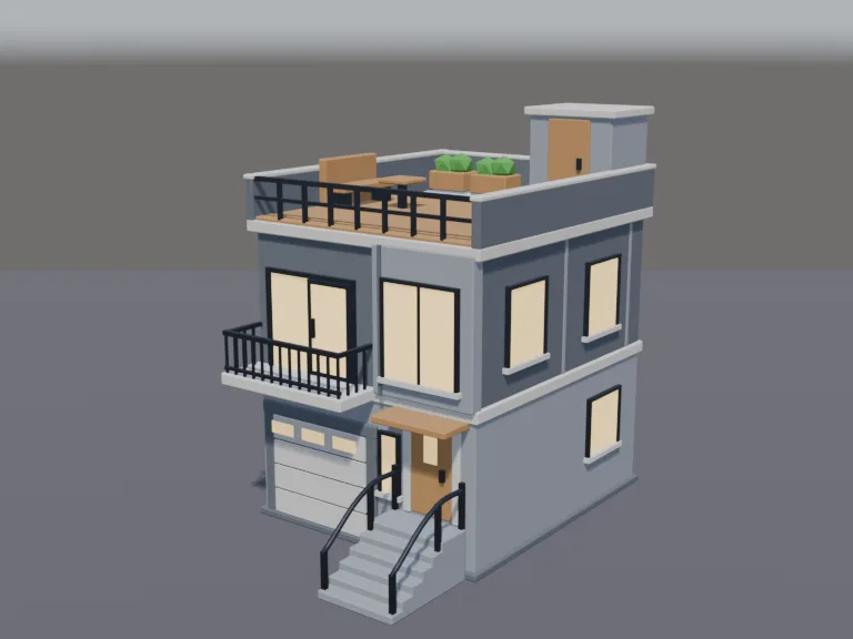 Modern Grey Townhome, view 2