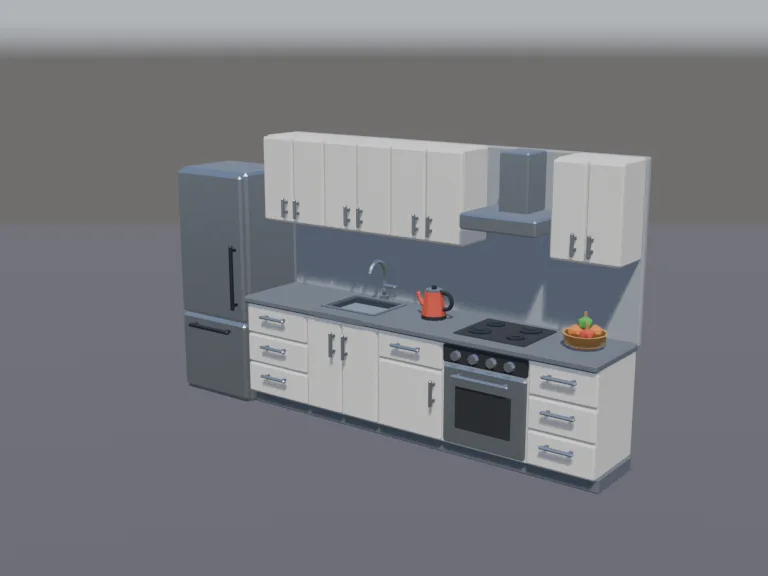 Modern Kitchen Set, view 2
