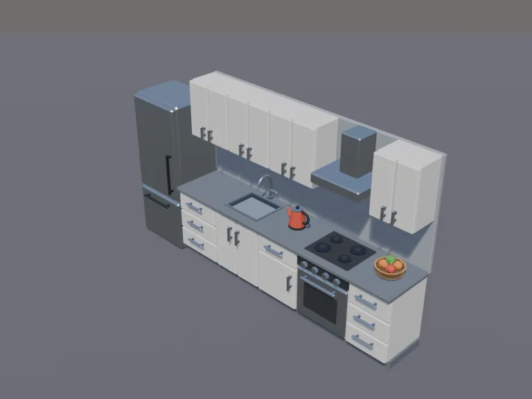 Modern Kitchen Set, view 3