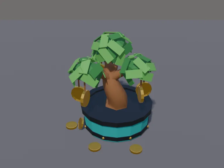Money Tree Planter, view 3