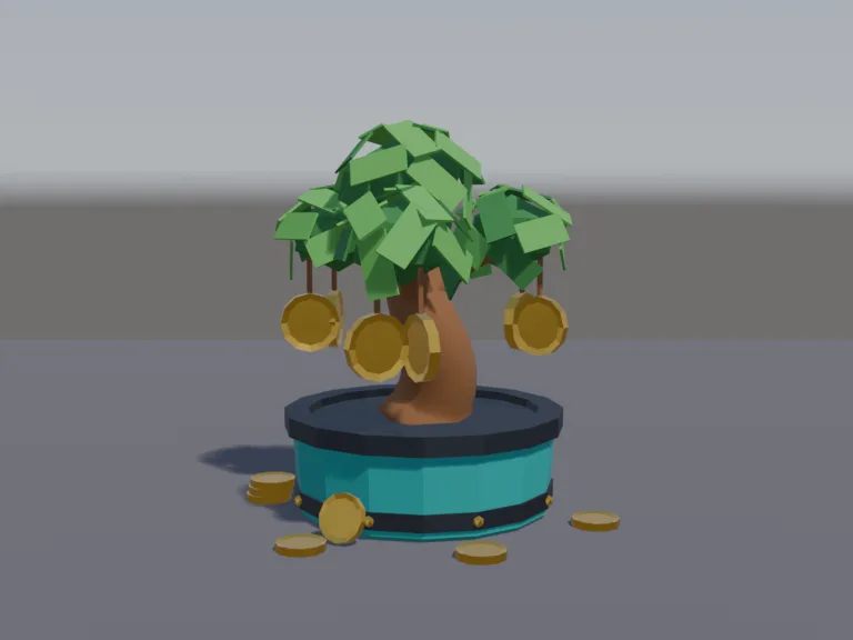Money Tree Planter, view 4