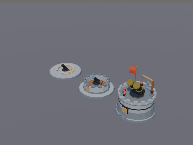 Mortar Tower Upgrades, view 3