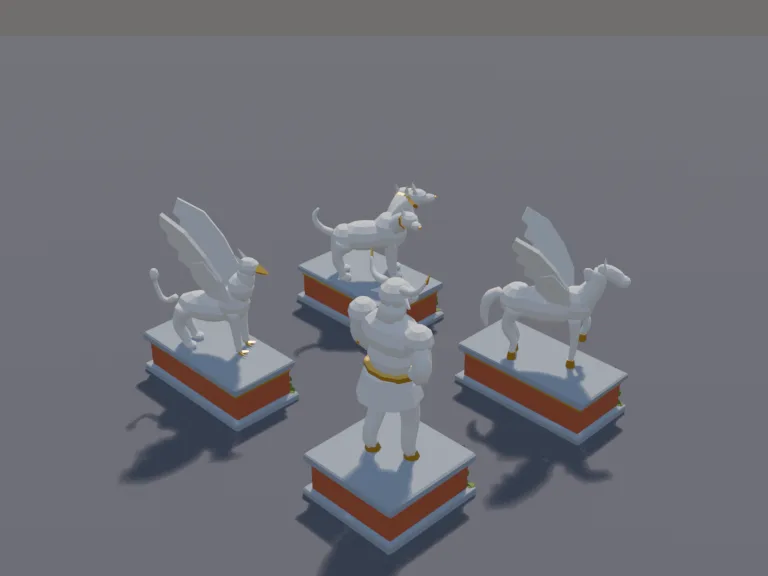 Myth Creature Statues, view 4
