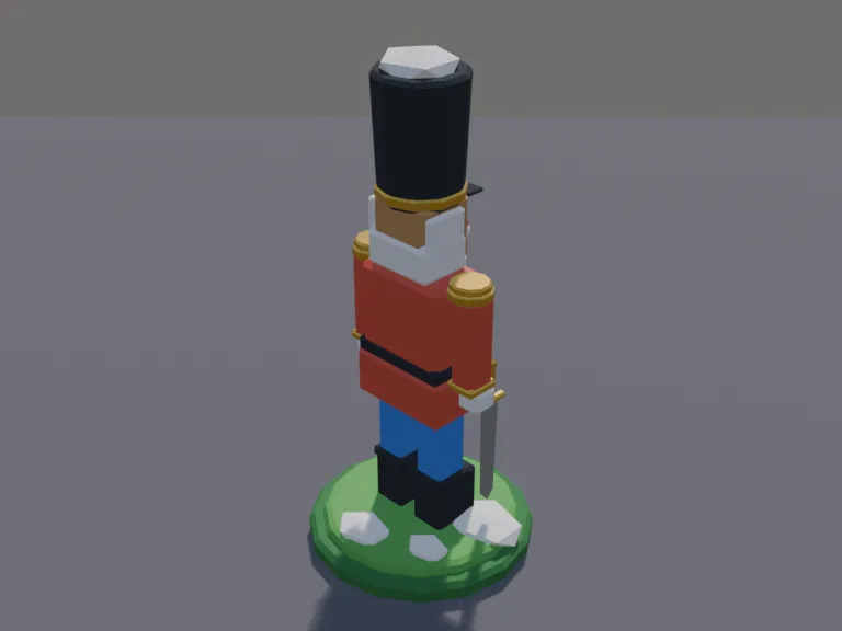 Nutcracker Soldier Statue, view 4