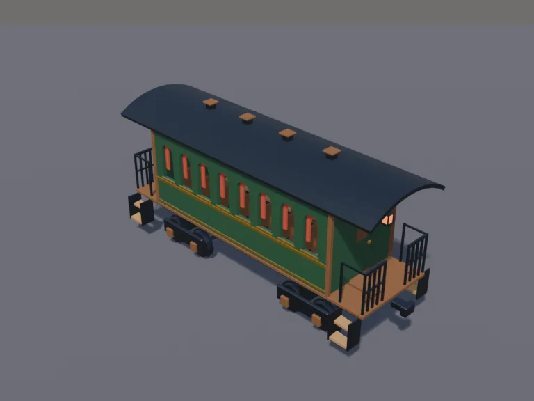 Old Passenger Car, view 3