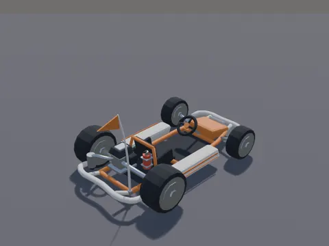 Orange Go-Kart