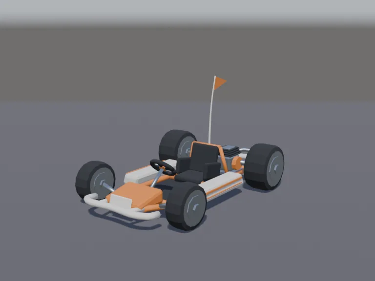 Orange Go-Kart, view 2