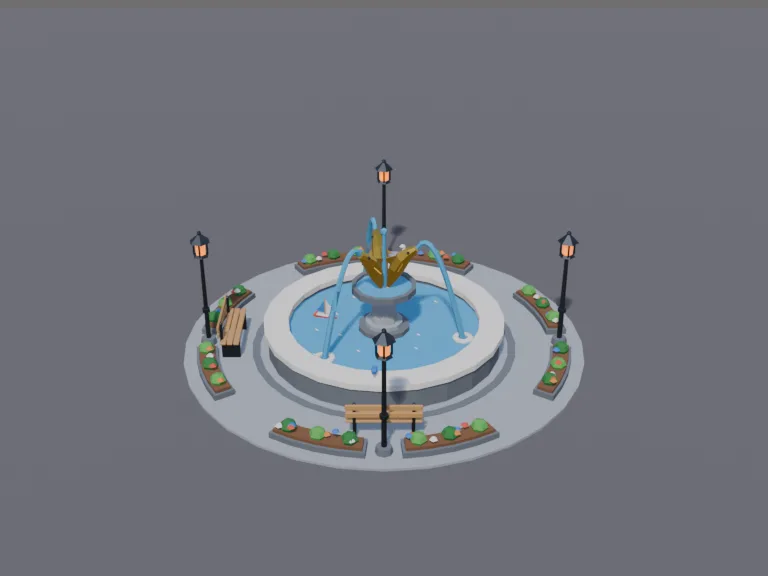 Park Fish Fountain, view 3