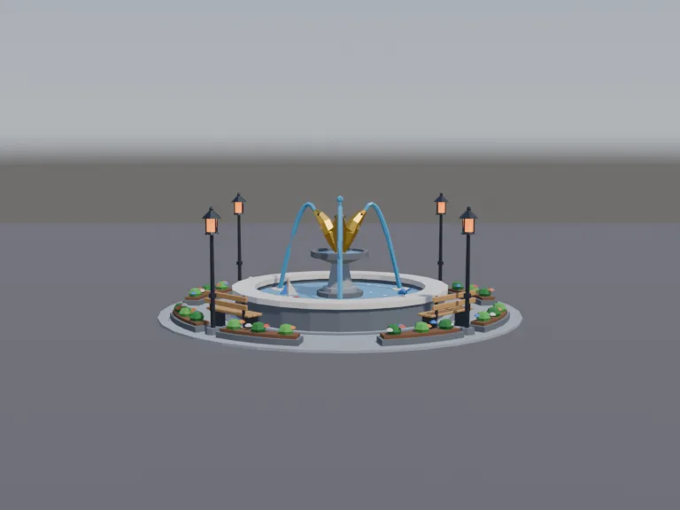 Park Fish Fountain, view 4