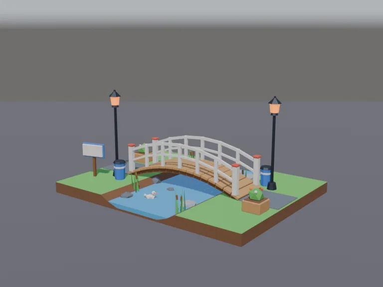 Park Footbridge, view 2