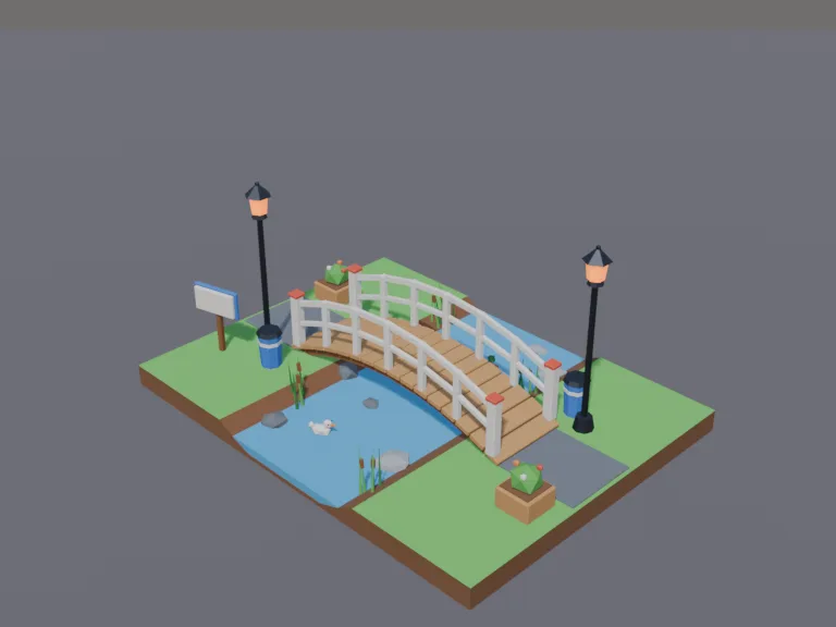 Park Footbridge, view 3