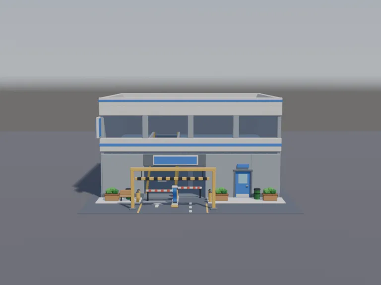 Parking Garage Entrance, view 3