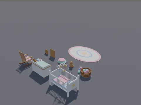 Pastel Nursery Set