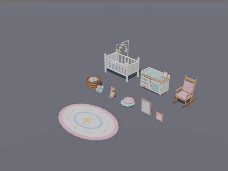Pastel Nursery Set, view 3
