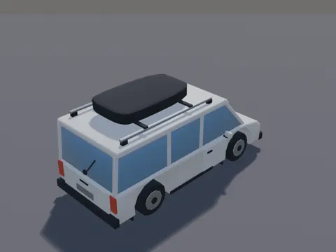Pearl White Minivan