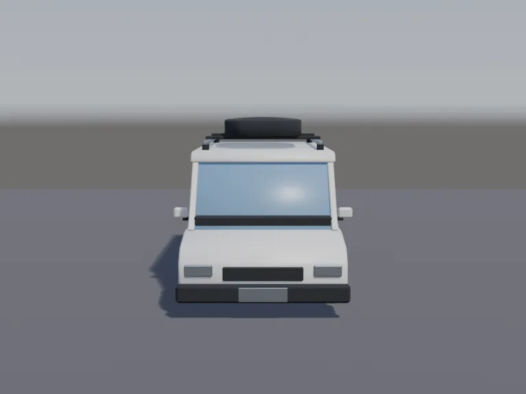 Pearl White Minivan, view 4