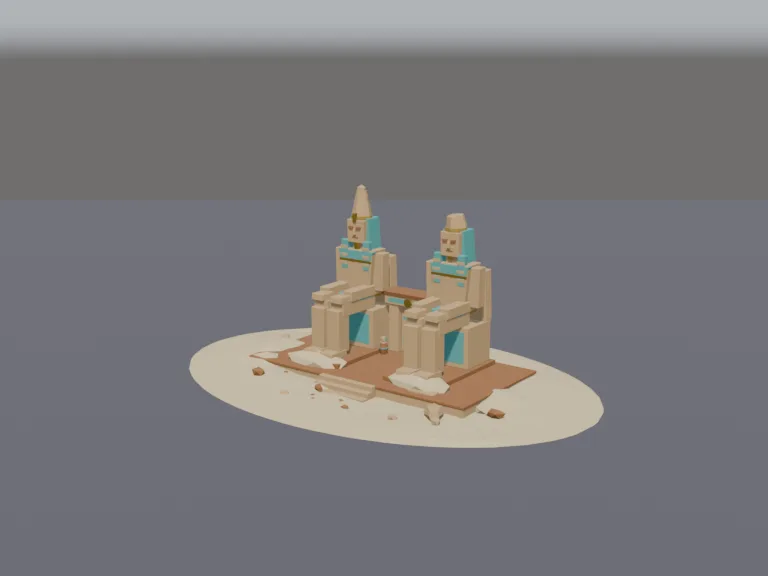 Pharaoh Colossi Gate, view 2