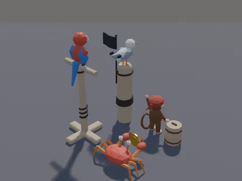 Pirate Animal Pals