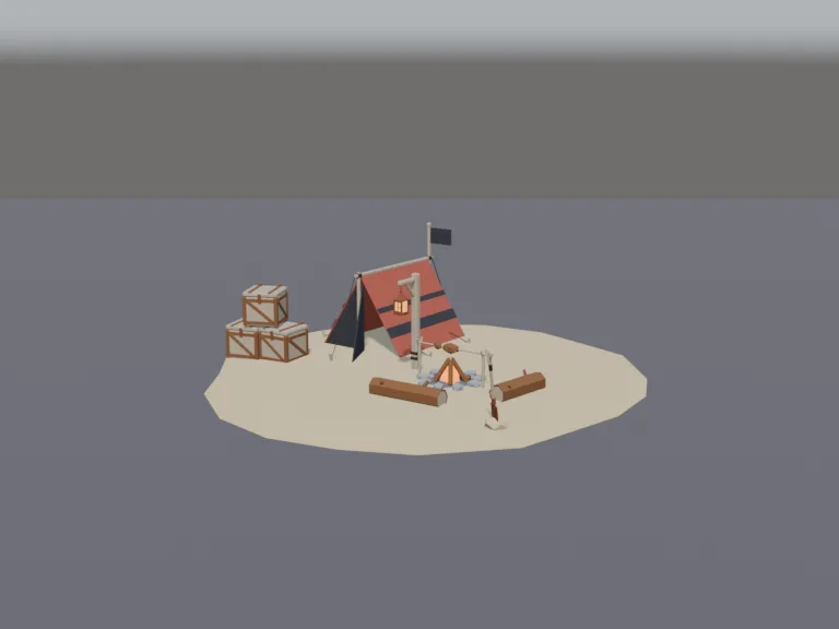 Pirate Beach Camp, view 2
