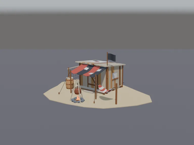 Pirate Cove Shack, view 2