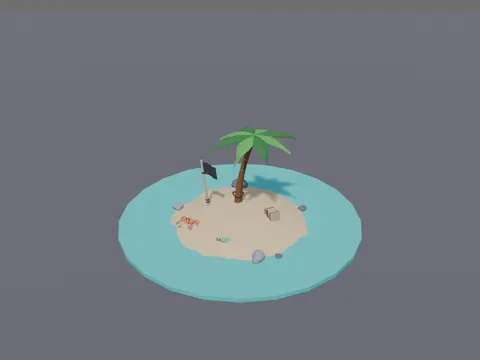Pirate Desert Island