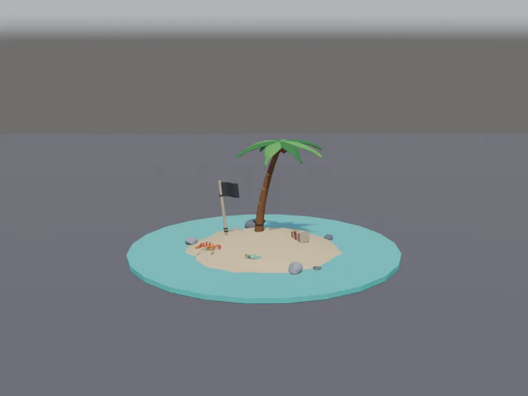 Pirate Desert Island, view 2