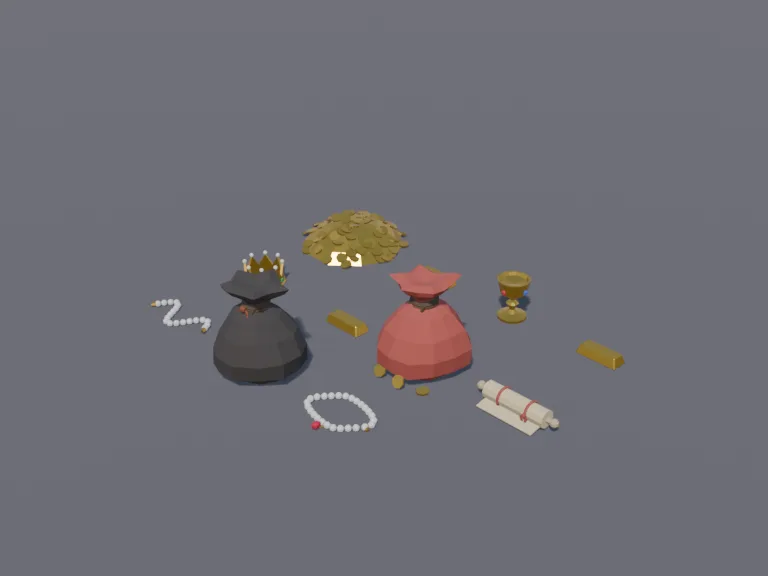 Pirate Loot Pile, view 3