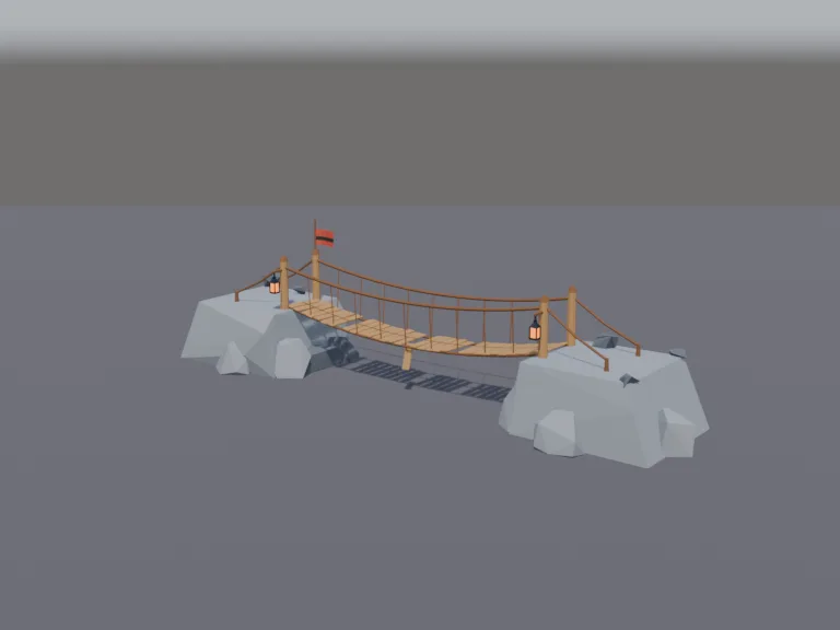 Pirate Rope Bridge, view 2