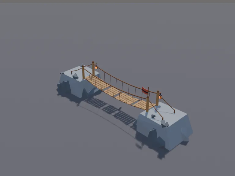 Pirate Rope Bridge, view 4