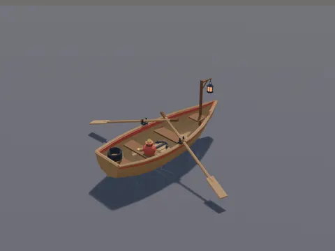 Pirate Rowboat