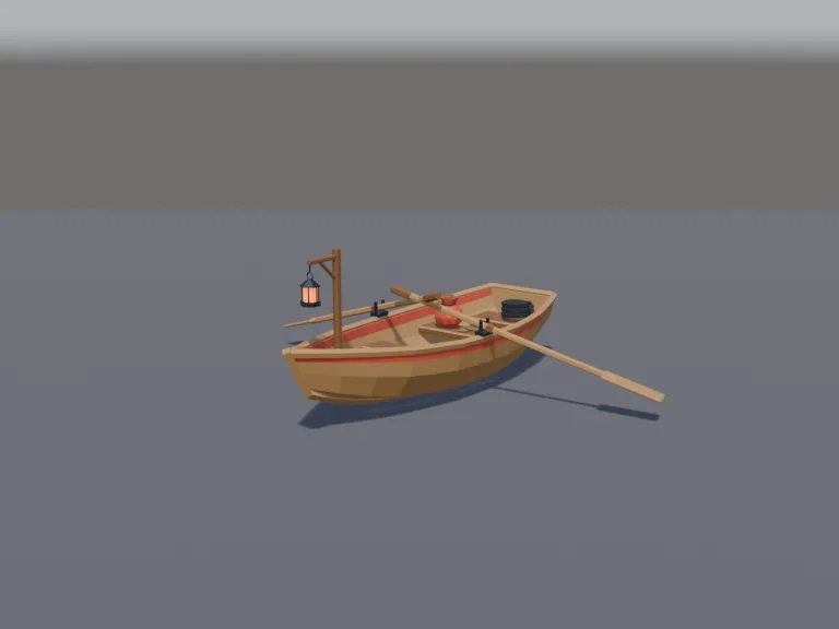 Pirate Rowboat, view 2
