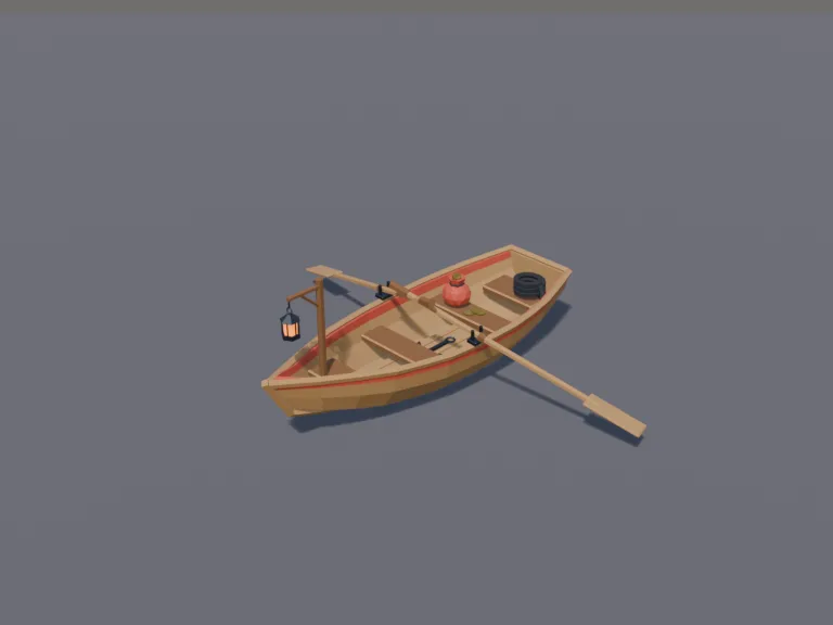 Pirate Rowboat, view 3