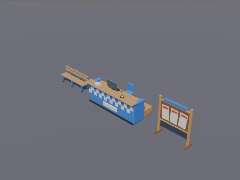 Police Front Desk, view 3
