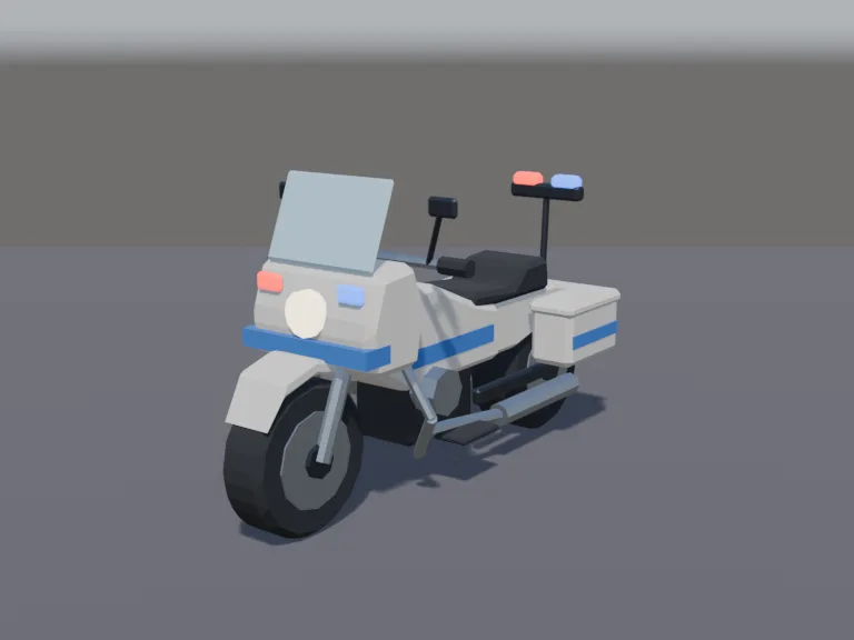 Police Motorcycle, view 2
