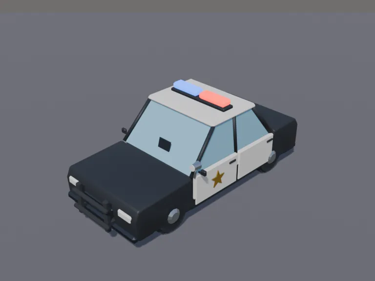 Police Patrol Car, view 3